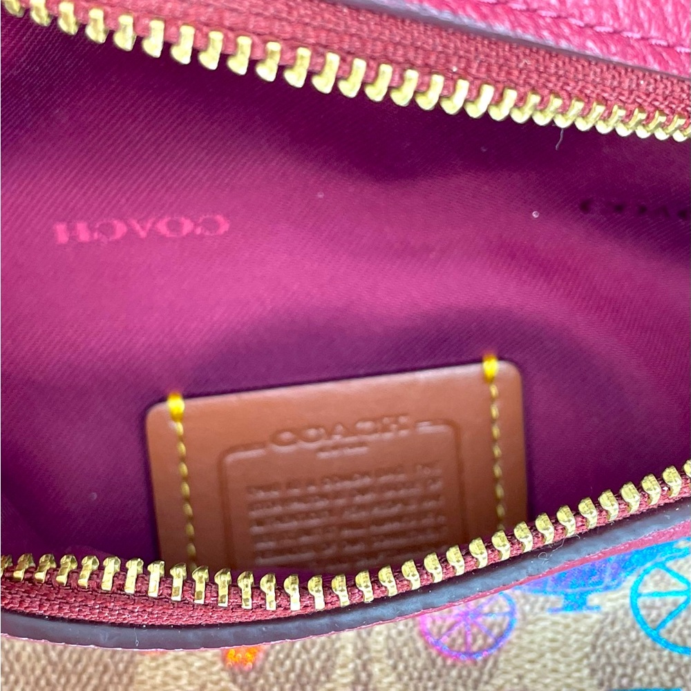 Rare Coach Belt Bag In Signature Canvas With Rexy And… Gem